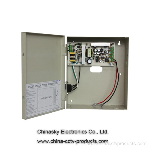 CCTV Power Supply Box 3.5a 12VDC 3.5Amp 1Channel Power Store with Battery Back-up Factory